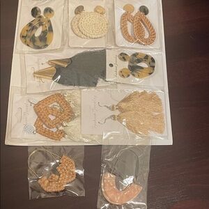 Stylish Assorted Fashion Earrings Set